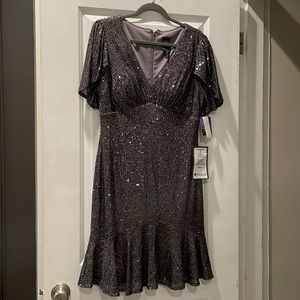 Nightway Sequin Evening/Cocktail Dress